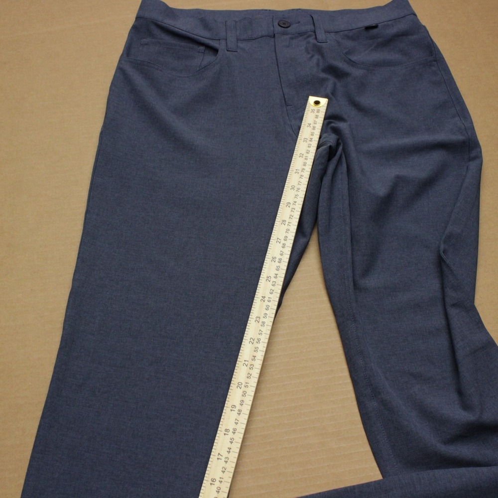 Travis Mathew Performance Golf Pants Mens Sz 32x32 Blue Straight Stretch Light - Picture 6 of 8